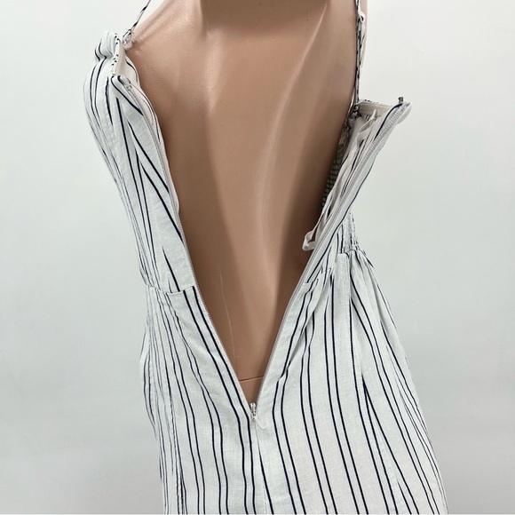 Urban Outfitters Kimchi Blue Striped Linen Blend Mini Dress - Picture 6 of 9